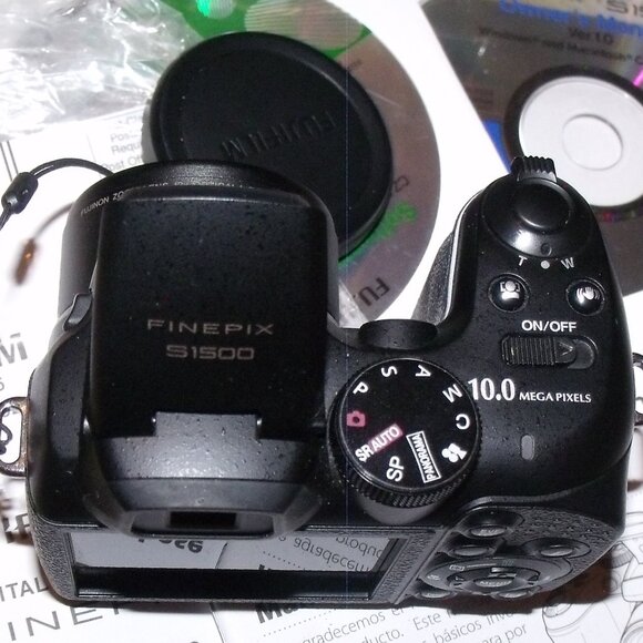 Black Fujifilm FinePix S Series S1500 10.0MP Digital Camera TESTED & WORKING - Picture 3 of 7